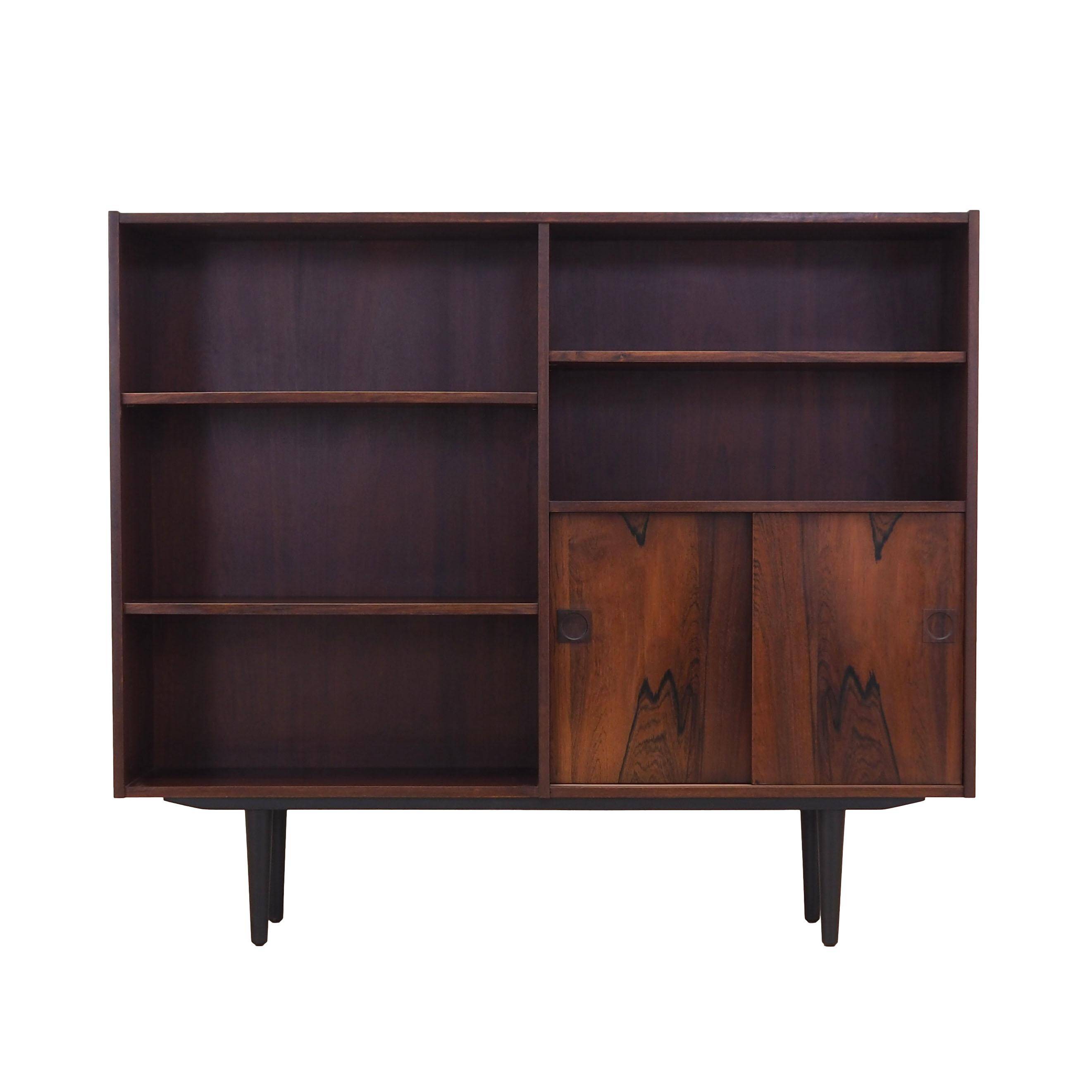 Rosewood bookcase, Danish design, 1970s, production: Farsø Møbelfabrik