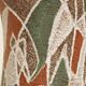 Vase with modernist/primitive art decoration - Accolay pottery