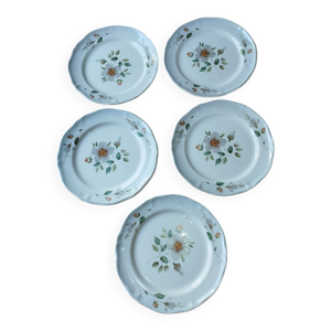 5 assiettes à dessert