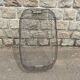 Large vintage metal mesh harvest basket
