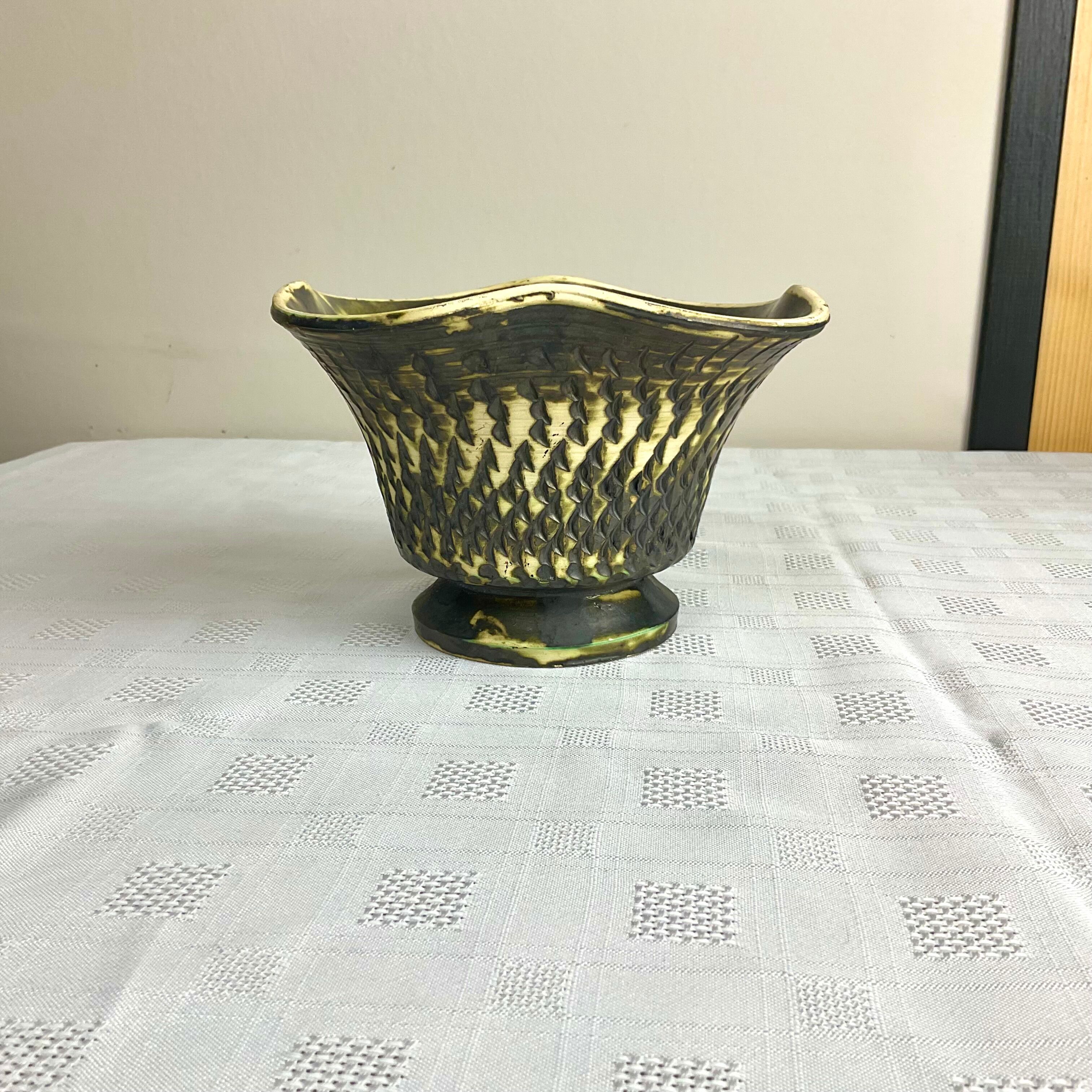 Vintage ceramic pot cover