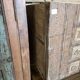 Authentic antique chest/trunk from Rajasthan, hammered metal and teak