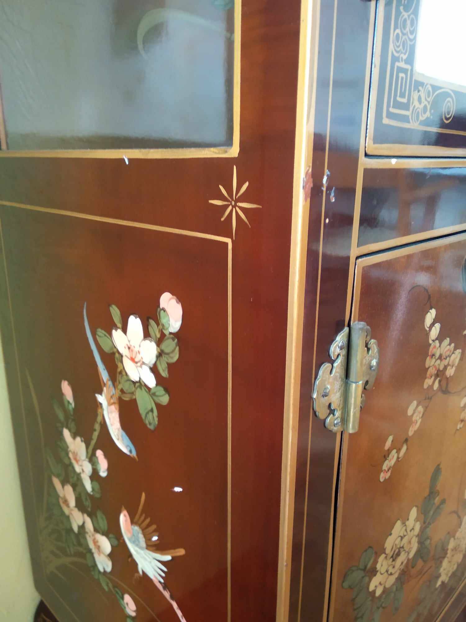 Lacquered Wood Showcase, China, 1950