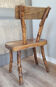 Tree trunk chair, brutalise, vintage