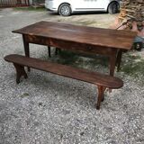 2 oak benches