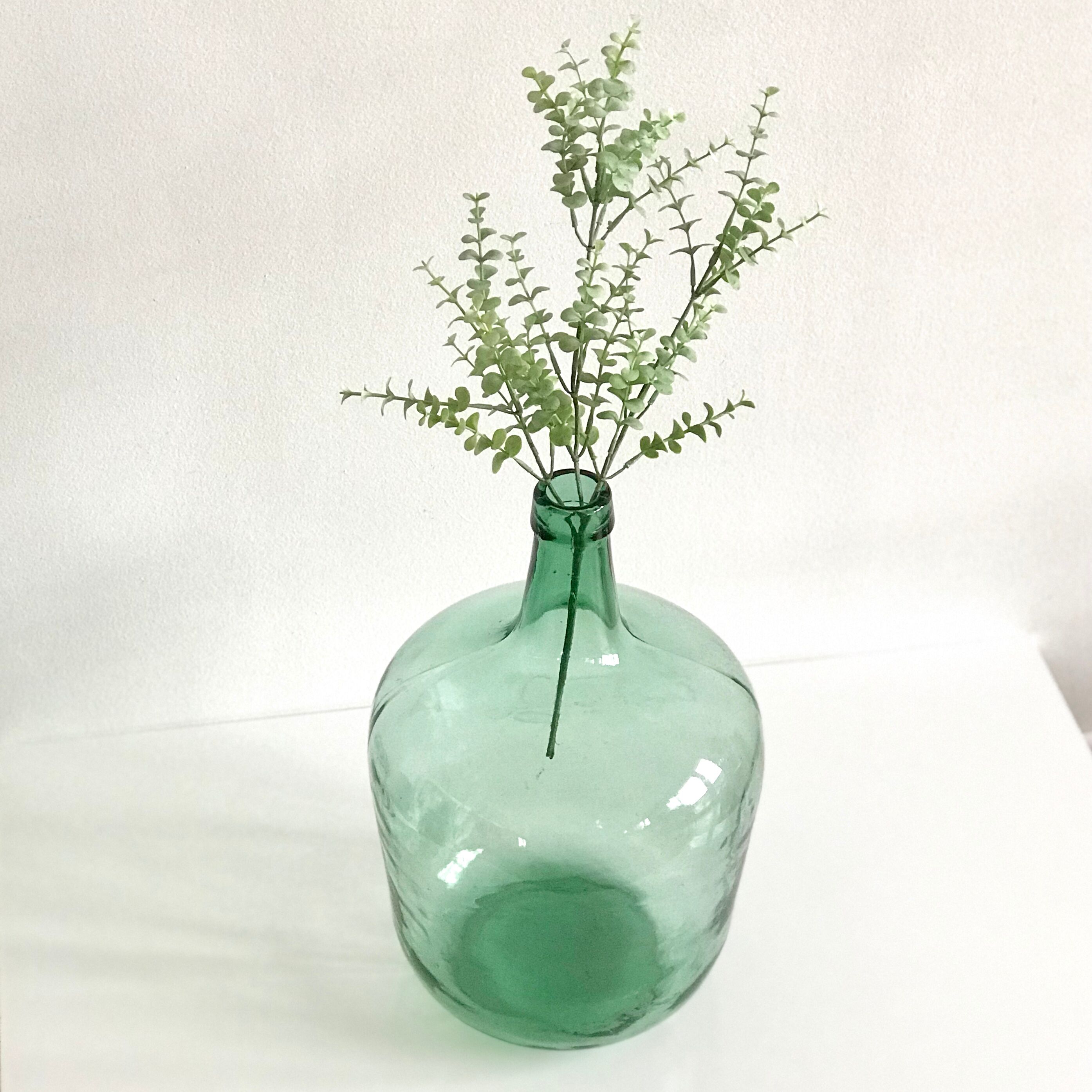 Dame Jeanne verre vert 40cm