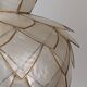 Pair of Lotus mother-of-pearl pendant lights
