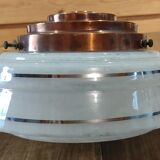 Vintage ceiling lamp/glassware from Clichy