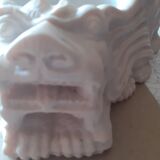 Plaster dragon ashtray