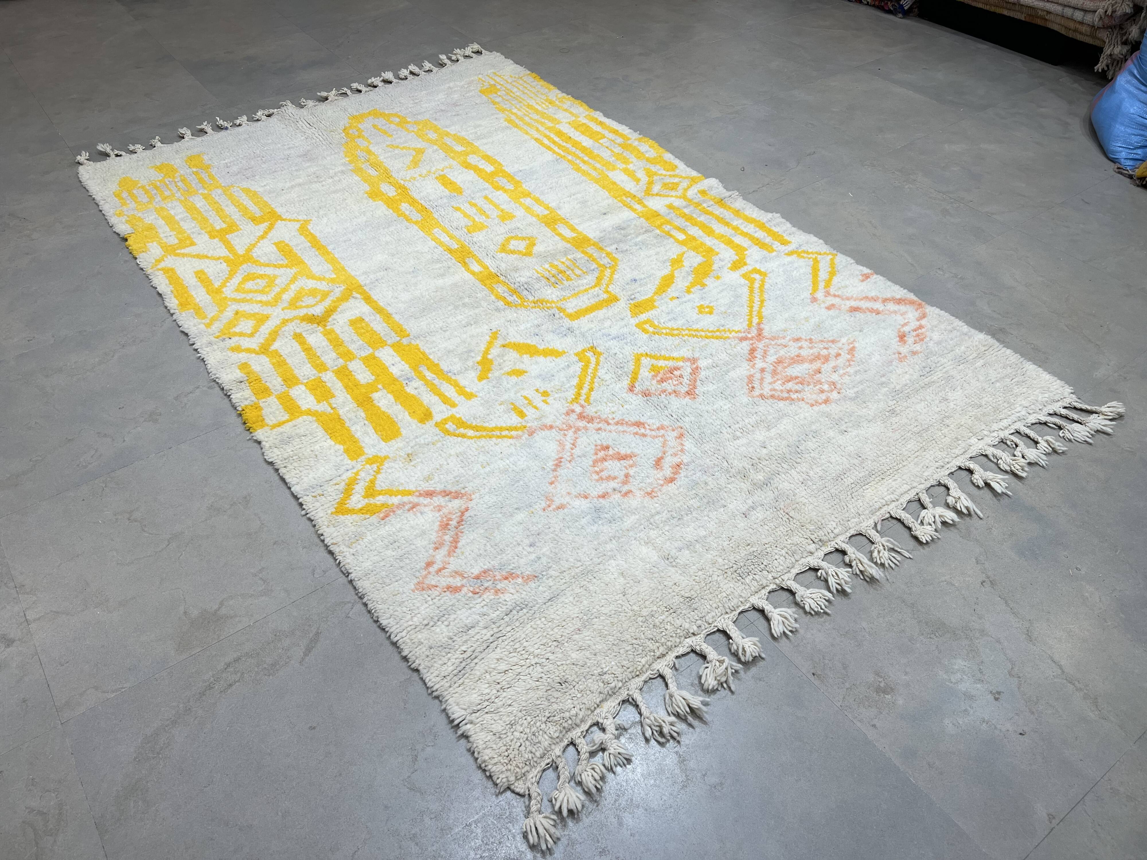 Berber abstract art carpet