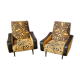 Pair of armchairs in the style of Zanuso, 1960s