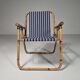Bamboo and brass folding chairs, Italy, 1960s