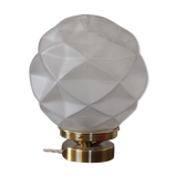 Table lamp globe XXL art deco origami