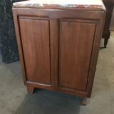 Art deco dresser in solid walnut
