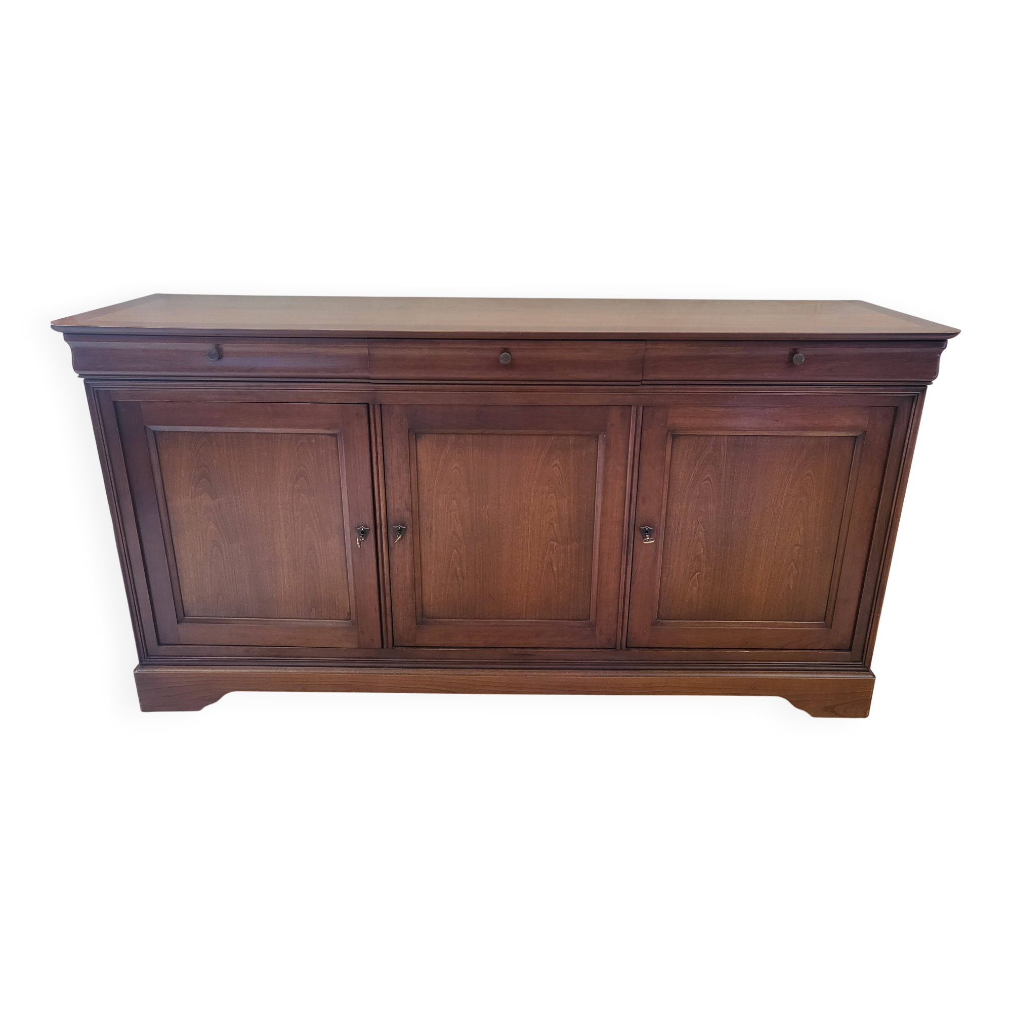 Meuble enfilade bois merisier