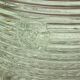 Vacuum pocket container art deco modernist glass, crystal stamp to decipher