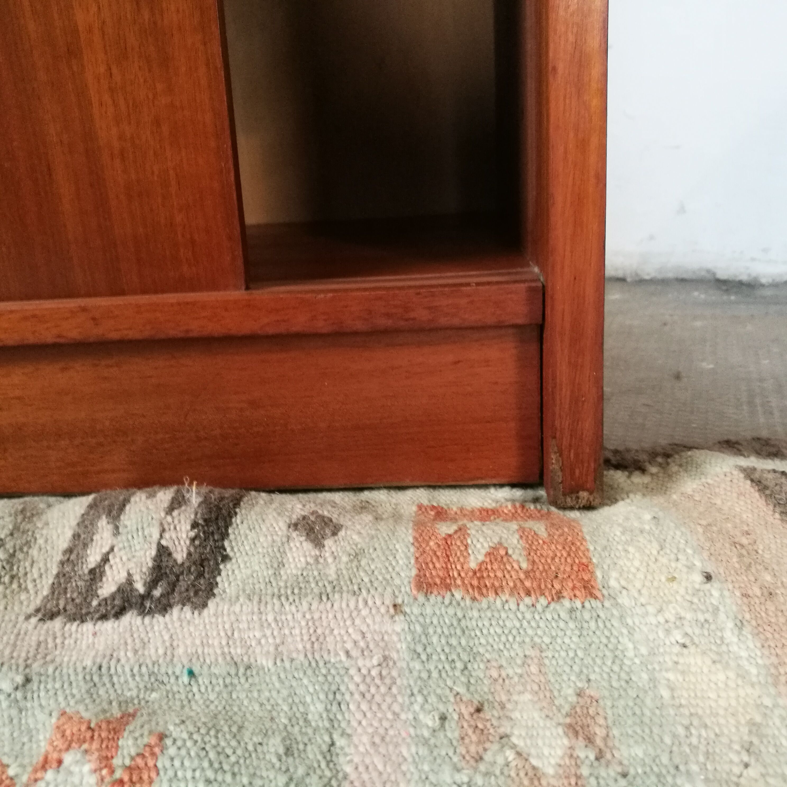 Vintage sideboard, sliding doors