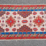 Old oriental carpet 154x82