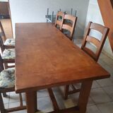 Oak farmhouse table