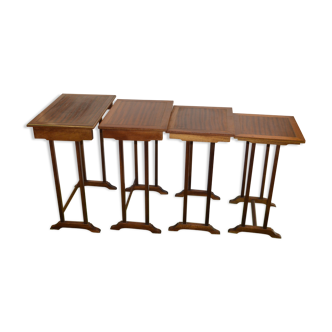 Mahogany side tables