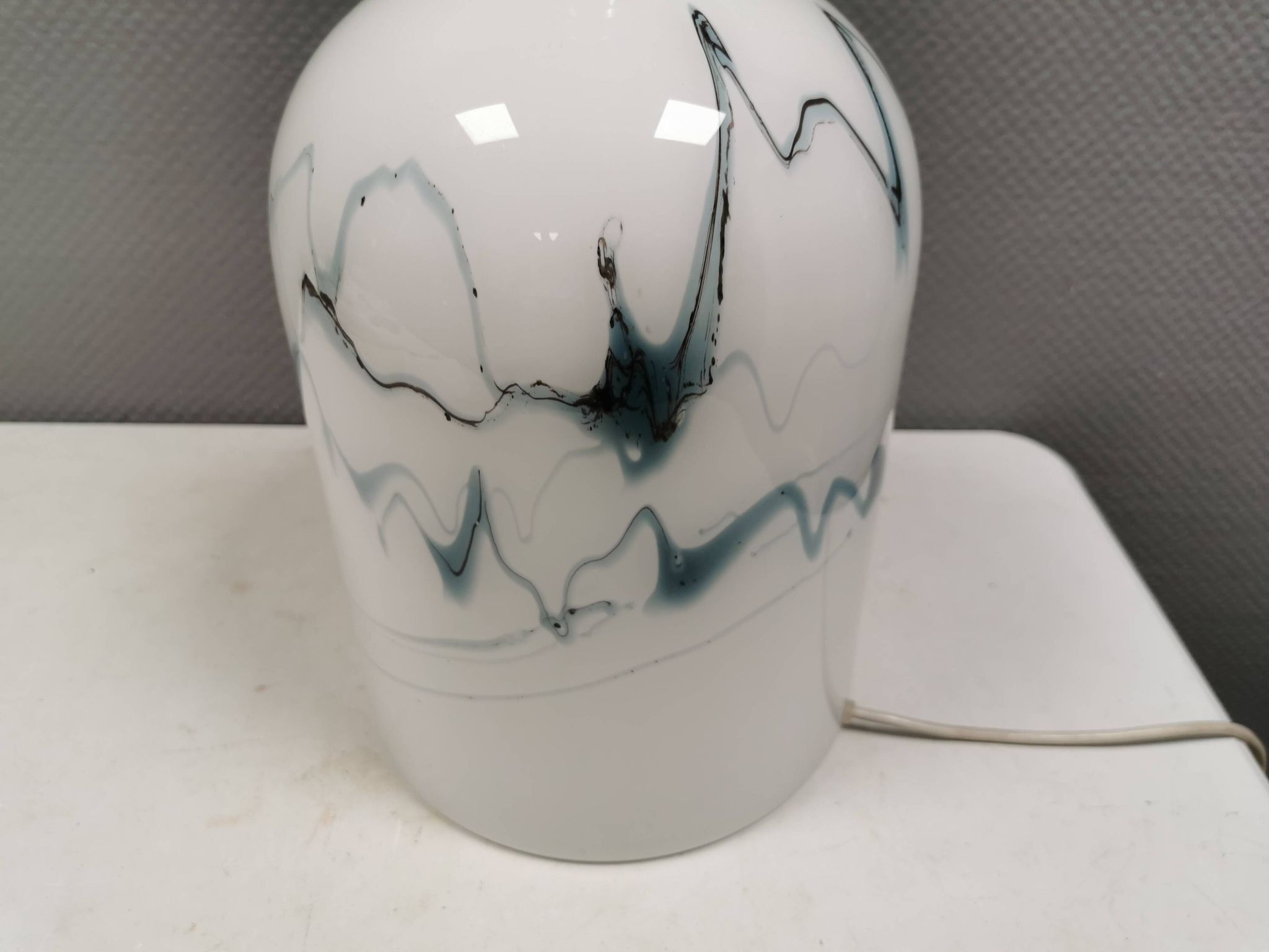 Crazy table lamp designed by Michael Bang for Holmegaard in 1973.
