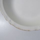 large deep vegetable dish Digoin Sarreguemines cream white