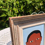 Framed painting
