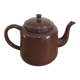 Brown enamelled coffee maker