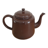 Cafetière émaillée marron
