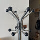 Vintage Italian design coat rack – Marble & Chrome – 70s/80s