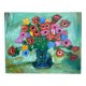Tableau : nature morte au bouquet d’anémones