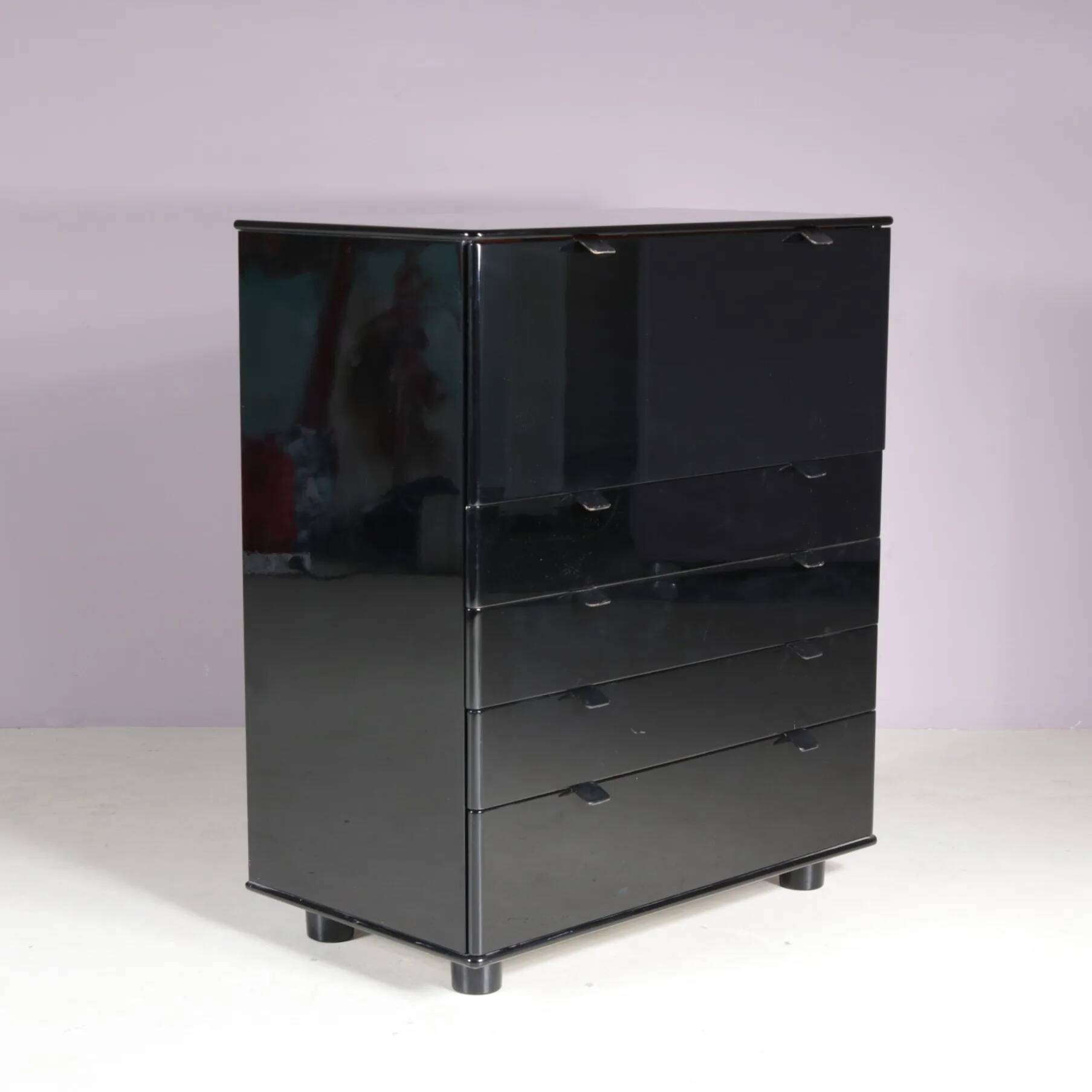 1980s Peter Maly secretary cabinet for Interlubke, Germany