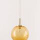 Murano ball pendant light by Doria, Germany, 1970s
