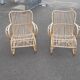 Rattan armchairs design Louis Sognot