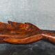 Antique XXL carved solid wood leaf cutter