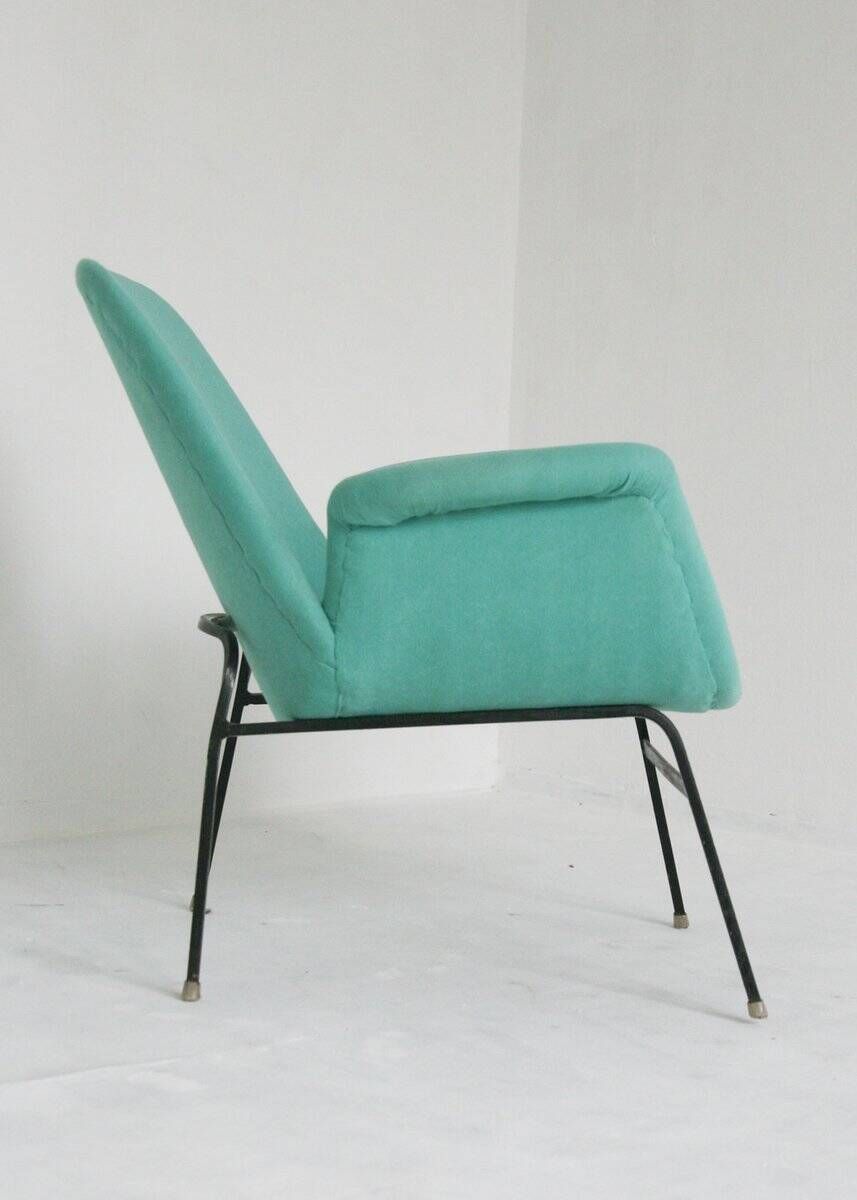Fauteuil lounge moderne du milieu du siècle