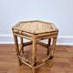 Vintage bamboo stool, plant stand
