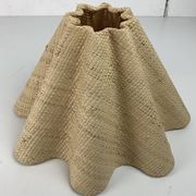 French wood turned table lamp in the style of Charles Dudouyt, 1950s