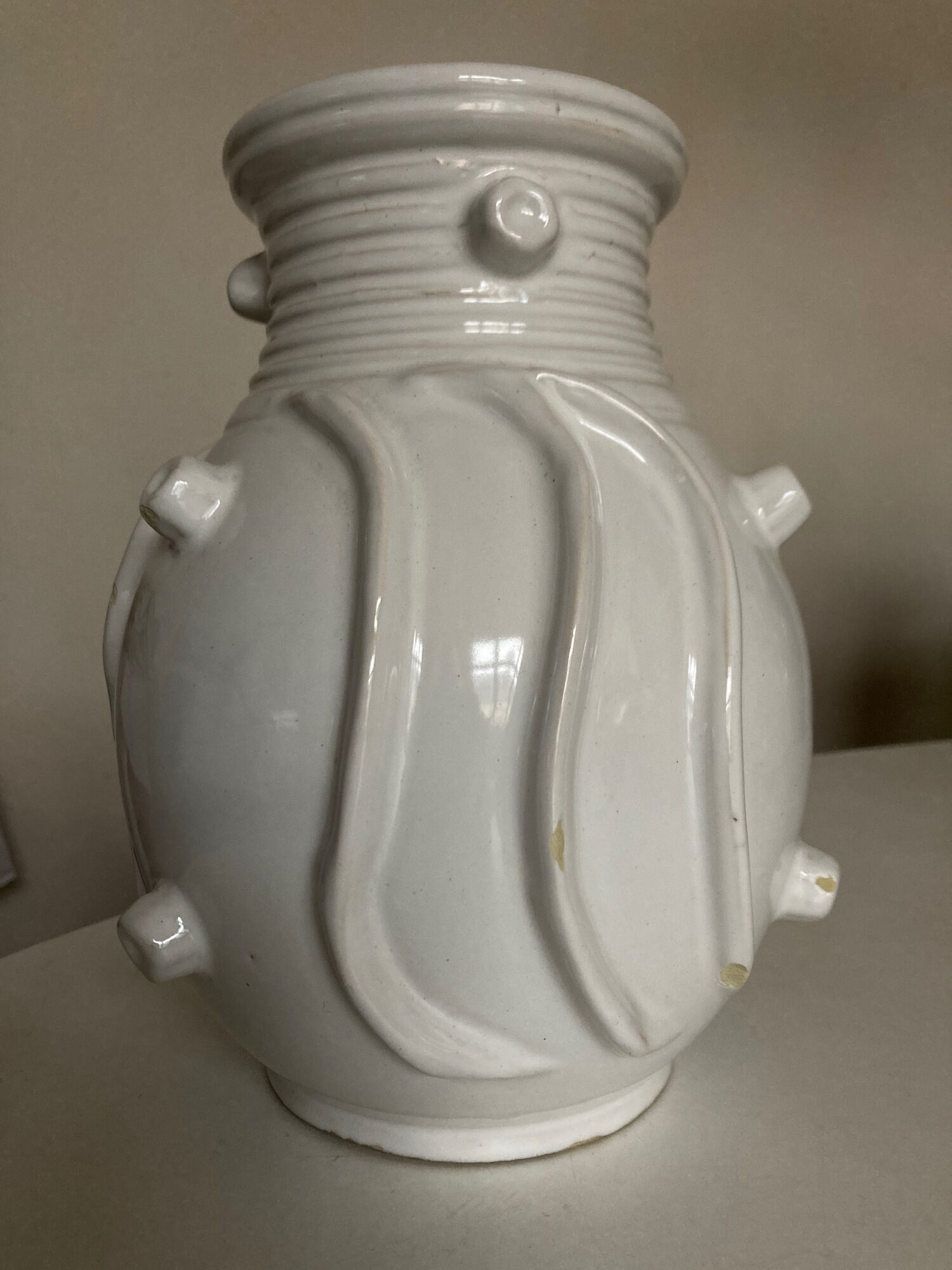 Vase en terre vernissée Emile Tessier 1960 Malicorne