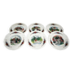 Set of 6 dessert plates Sarreguemines model Obernai
