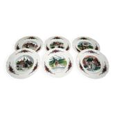 Lot de 6 assiettes à dessert Sarreguemines modèle Obernai