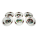 Set of 6 dessert plates Sarreguemines model Obernai