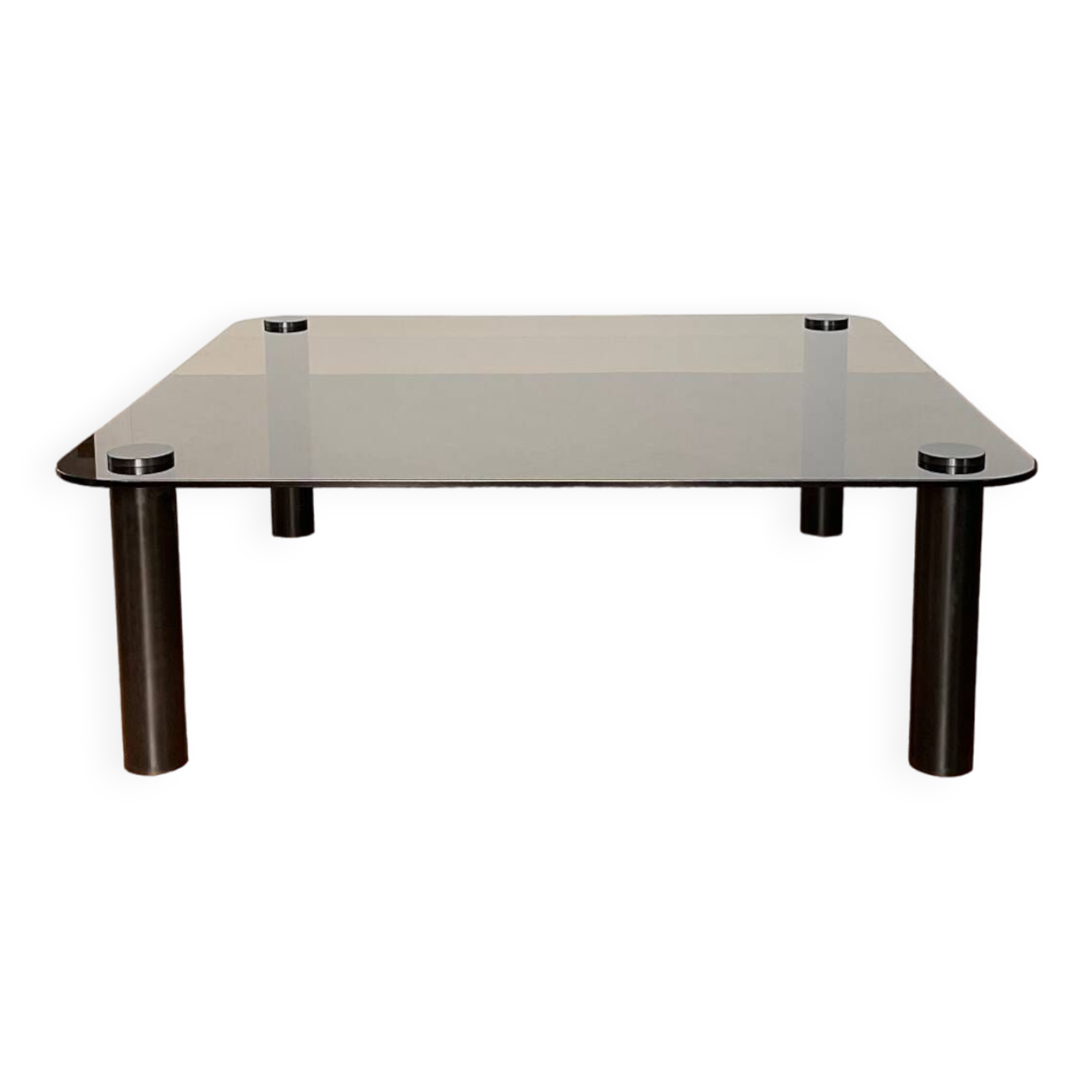 Table basse en verre fumé vintage Habitat