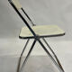 Giancarlo piretti plia lucite folding chair for castelli in white creme