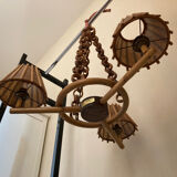 Rattan pendant light
