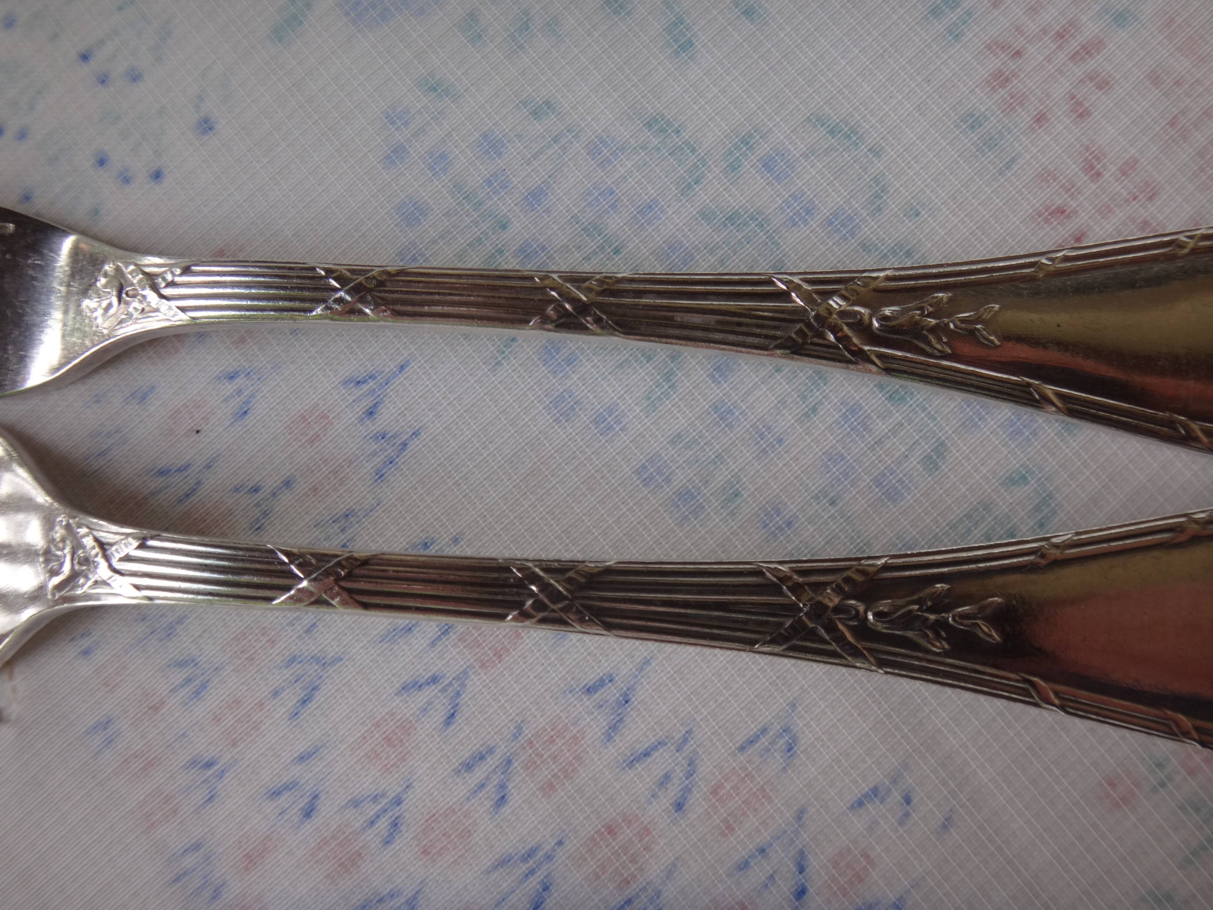 12 Christofle fish cutlery