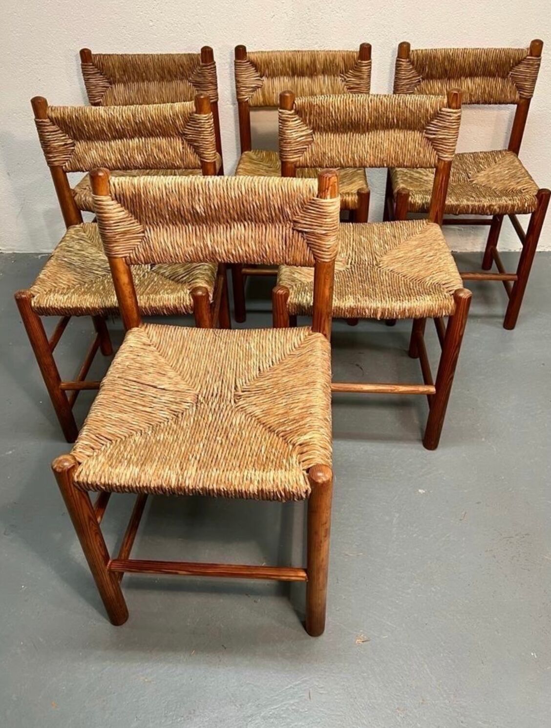 Set of 6 chairs model "Dordogne" Sentou edition
