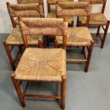 Set of 6 chairs model "Dordogne" Sentou edition
