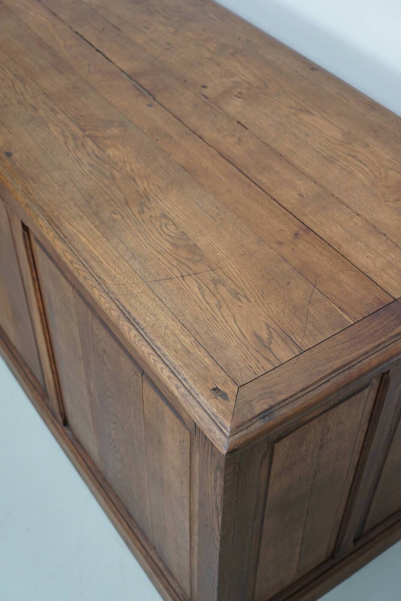 Antique French Oak Apothecary / Filing Cabinet / Kitchen Island, 1920/30s