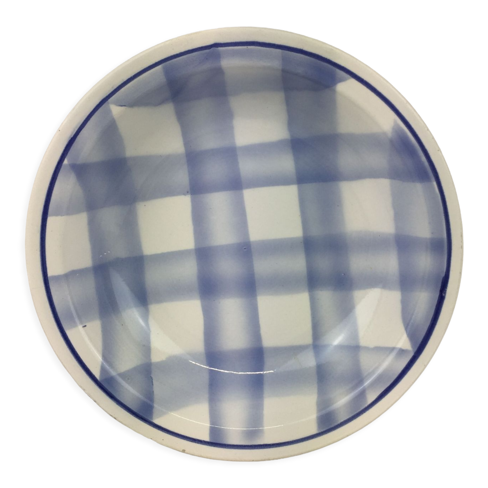 Old artisanal dish made in France not stamped